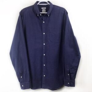 Gap Men’s Slim Fit Striped Button Down Pocketed Shirt Large